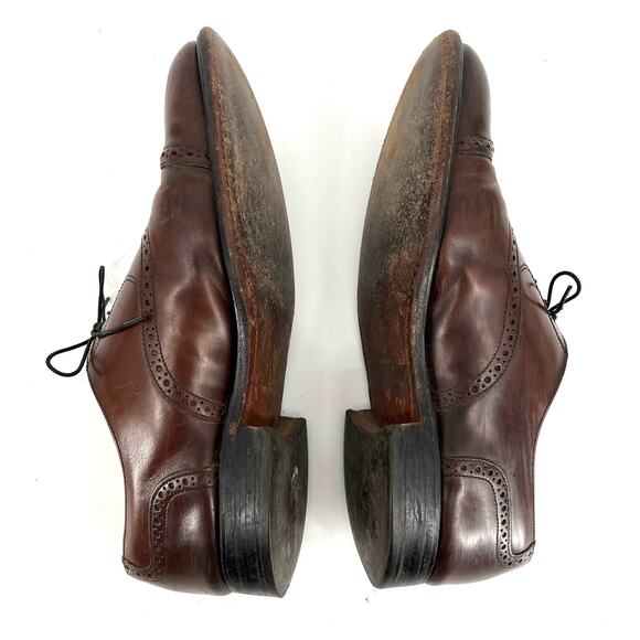 Bostonian Impression Mens Wingtip Brown Leather Oxford shoes‎ (22022) Size 9.5 main image 6